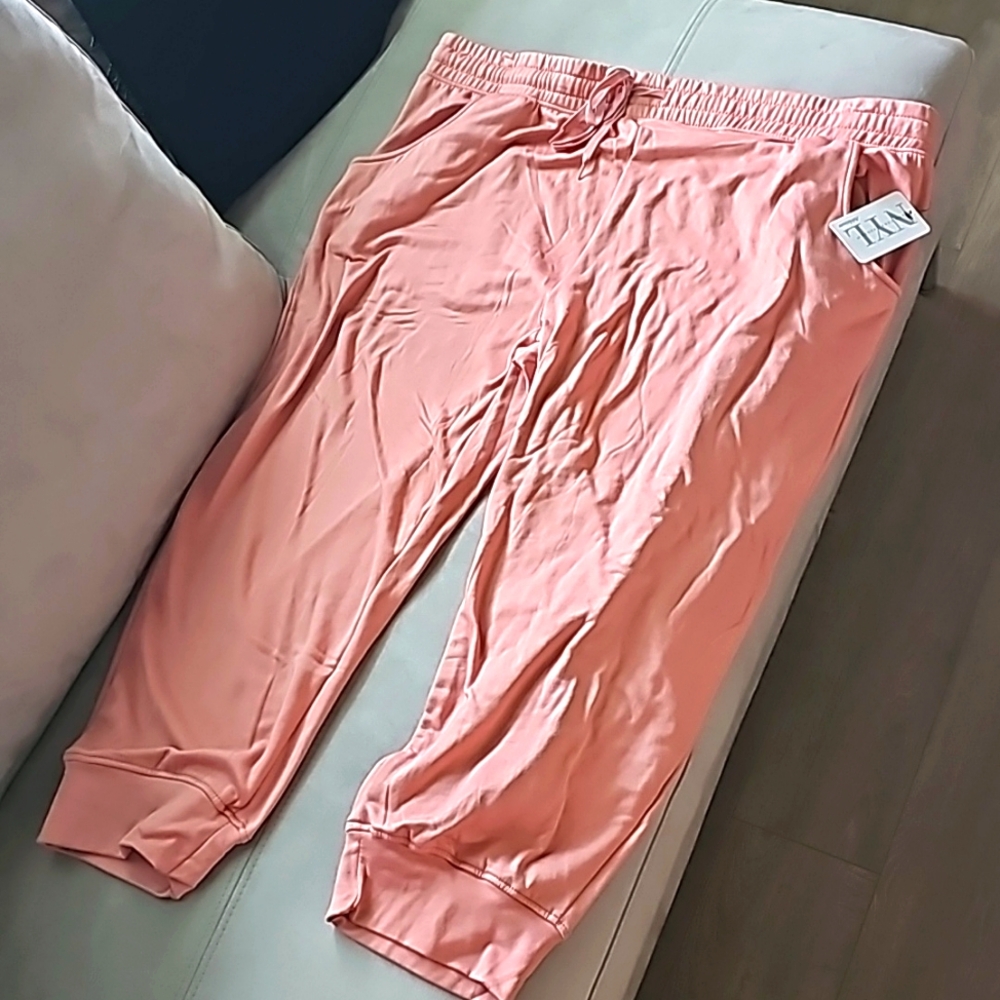 New York Laundry Pink Lounge Pants Plus Size 3X